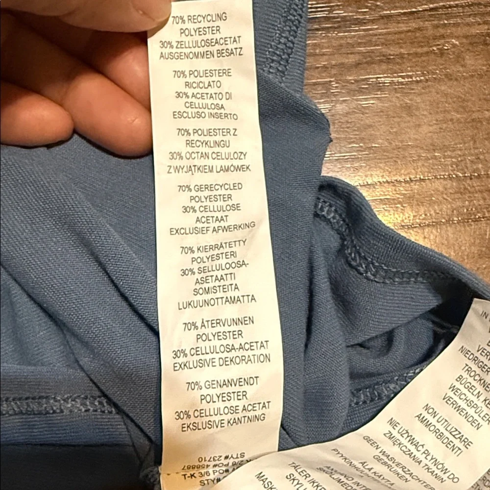 Patagonia Men's Light Blue Crewneck Sweater